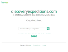 Tablet Screenshot of discoveryexpeditions.com